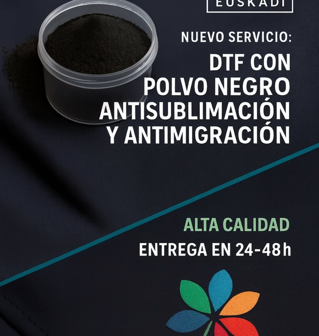 Poliamida Negra DTF – Metros Extra Antimigración